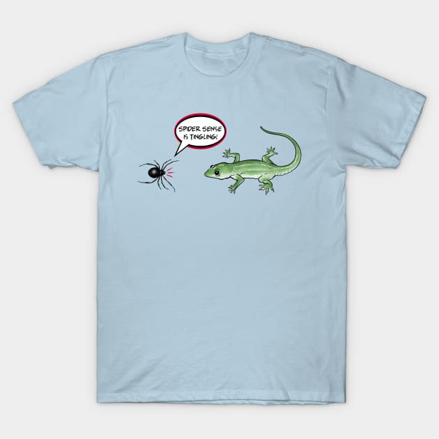 The Amazing Spider vs The Lizard T-Shirt by Vincent Trinidad Art